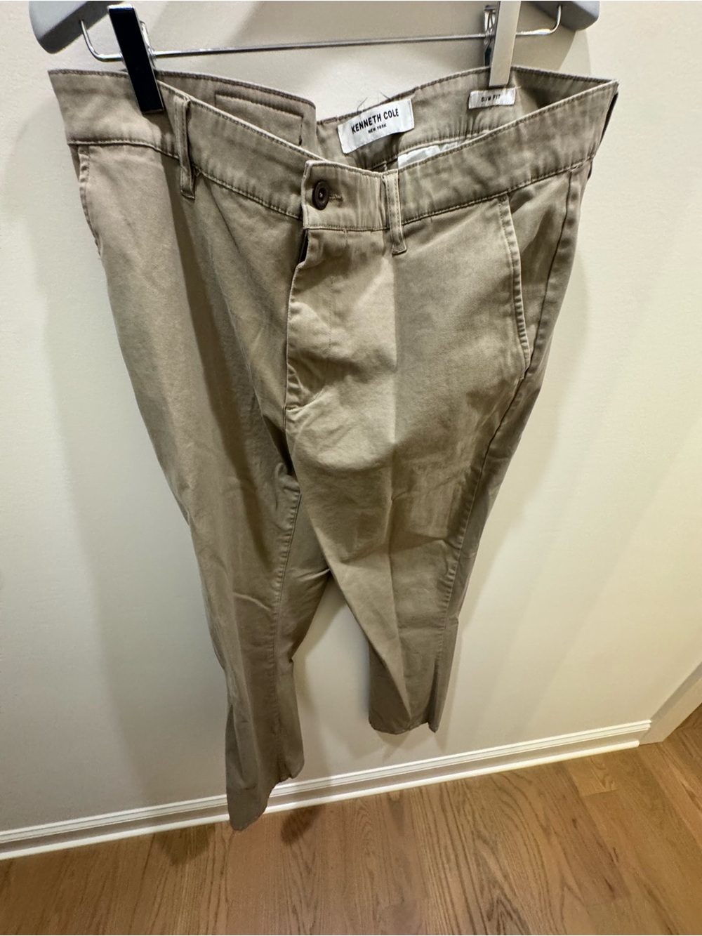 Kenneth Cole New York Men’s Khaki/Taupe Pants – 36×32